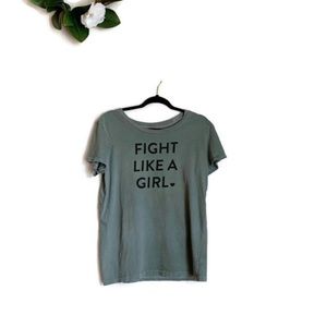 Fight Like a Girl Tee Size XL
